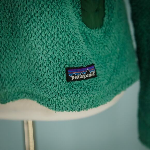 Patagonia Size Medium M Green R2 Regulator Fleece Zip Long Sleeve Knit Jacket - Picture 2 of 10